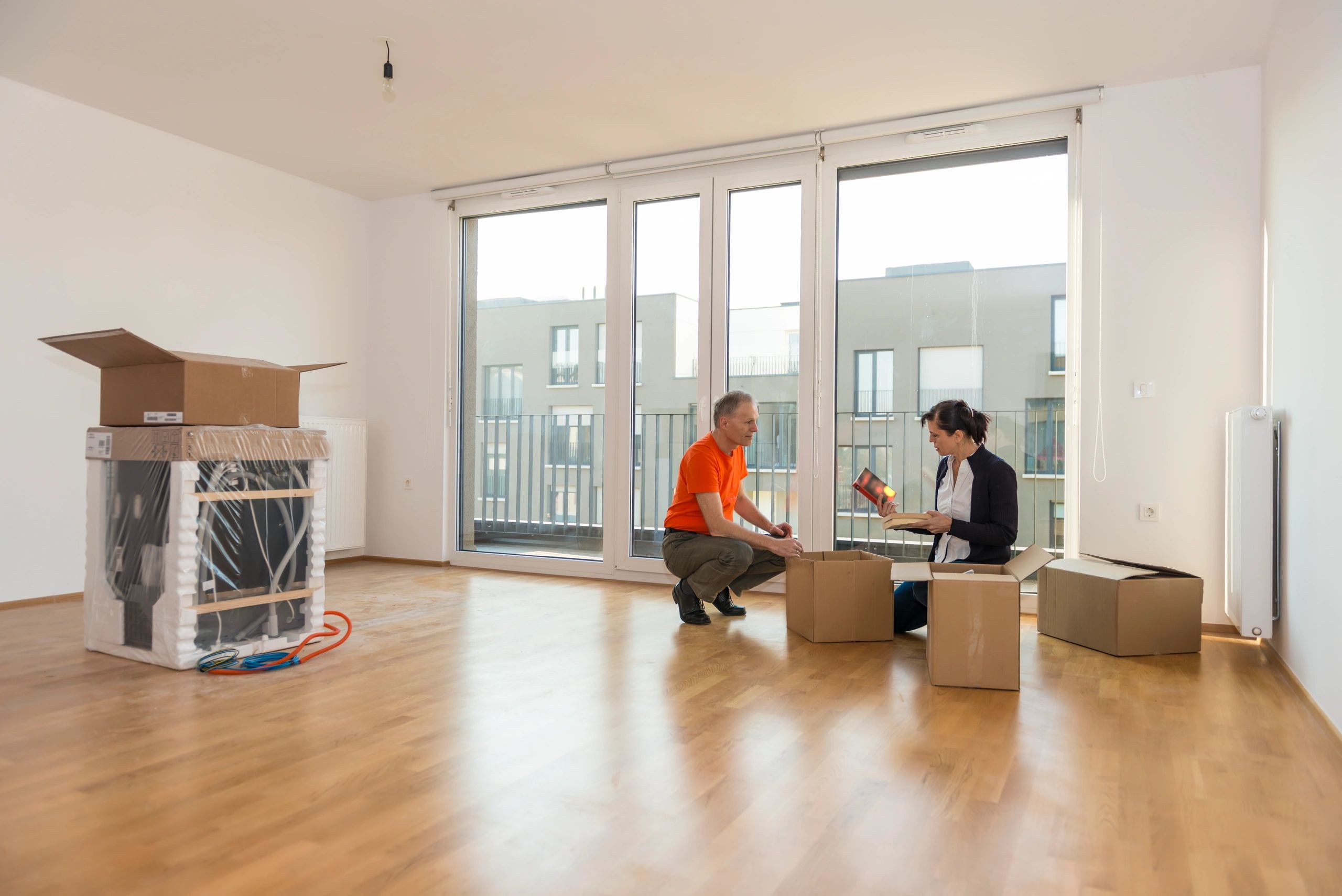 happy foreign investor buying house